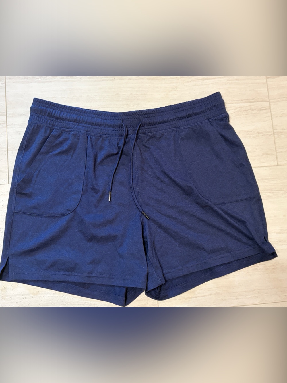 GAIAM Navy Blue Women’s Athletic Drawstring Shorts